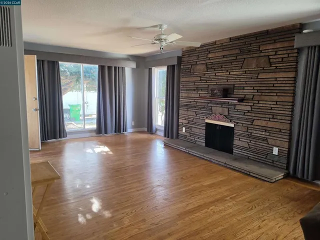 The front door leads to the living room