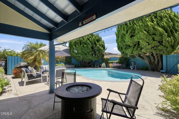 Covered patio