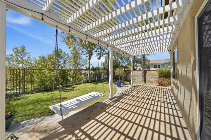 Backyard with view