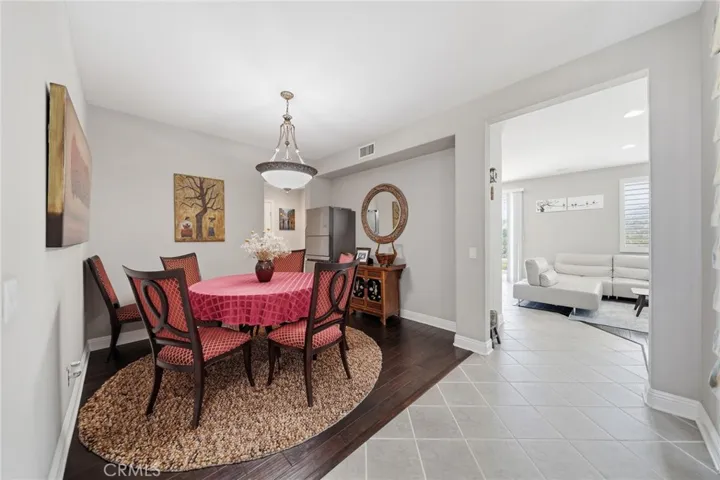 Formal dining area
