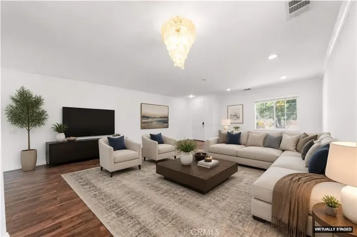 Virtual Staged Living Room