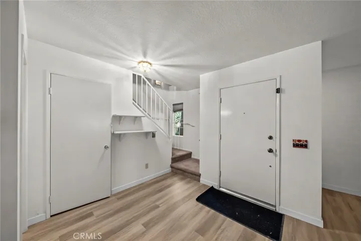 Entrance and large closet.