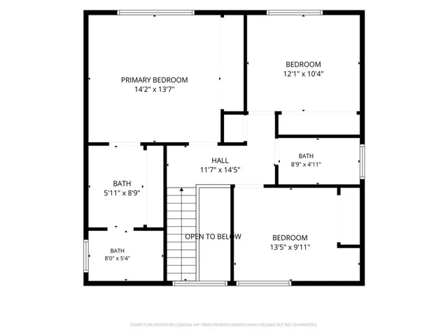 Upstairs Floor Plan