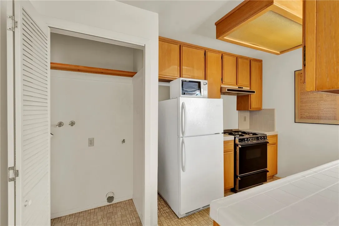 Unit B laundry area