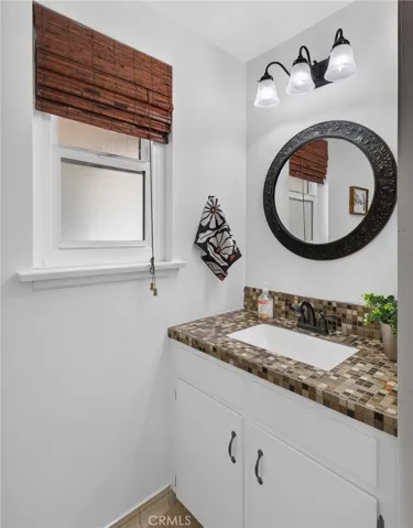 Bathroom off of Laundry Room