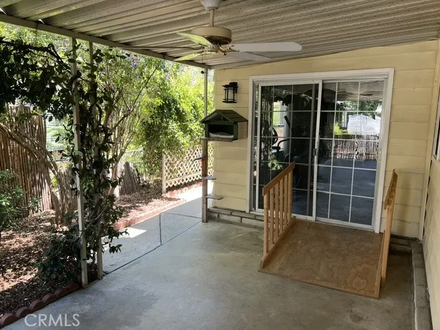 SERENE VIEW OF BACK PORCH & PATIO