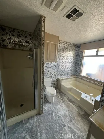 LARGE WINDOW IN MASTER BATHROOM