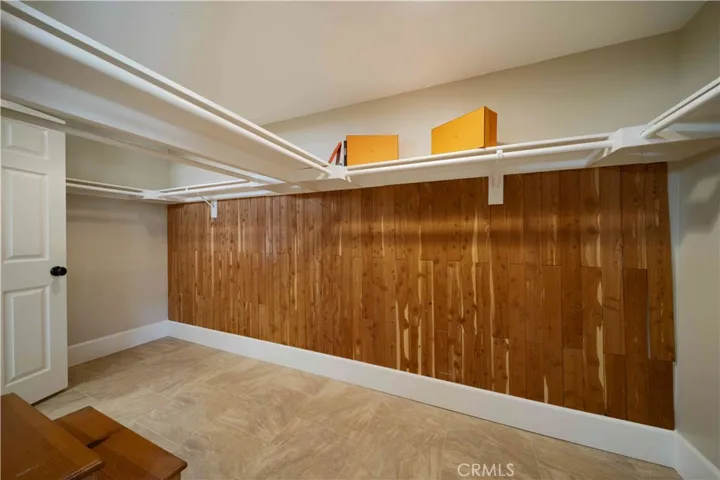 Cedar Lined Closet in Primary Suite