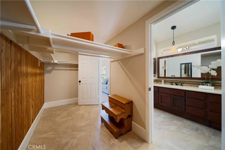 Cedar Lined Closet in Primary Suite