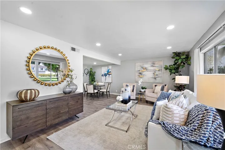 Living Room and Dining Room