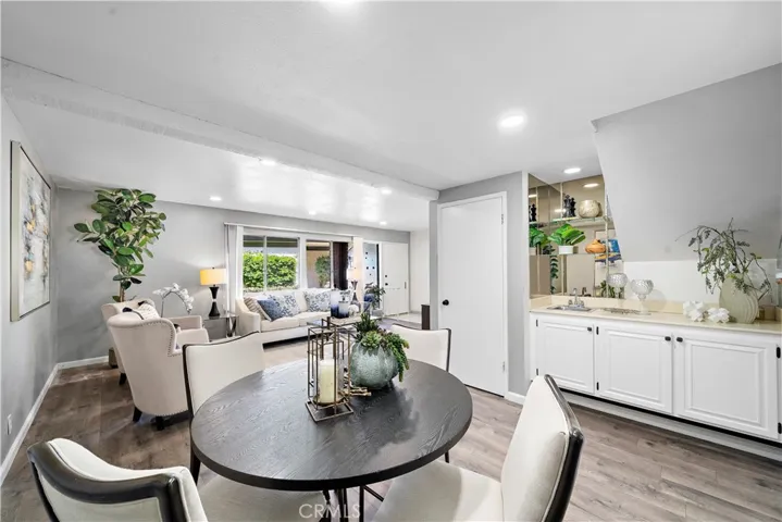 The Wet Bar with Buffet Counter and Shelving provide Ease for Dining and Entertaining