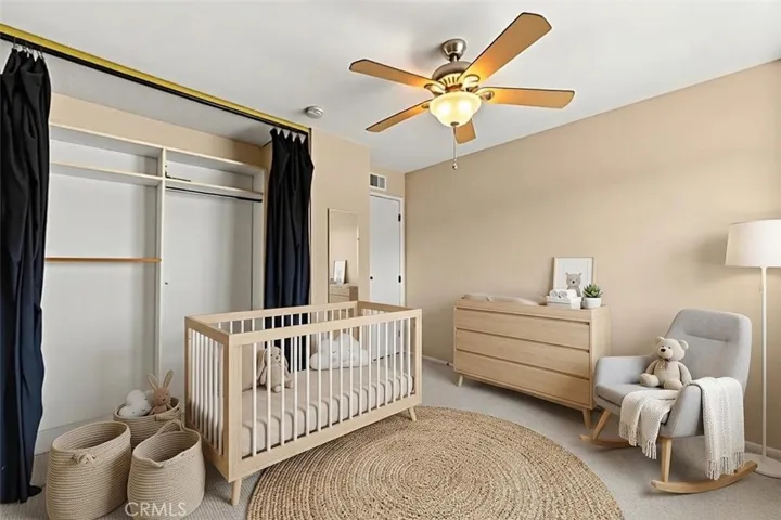 Guest Bedroom/Nursery... virtually staged and photo enhanced.