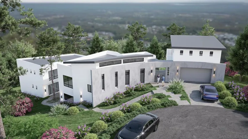 Rendering of custom home