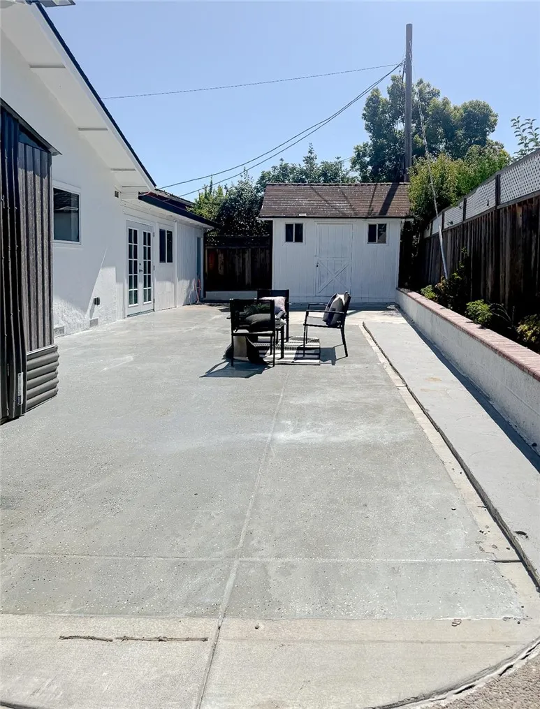 Backyard with Work Room