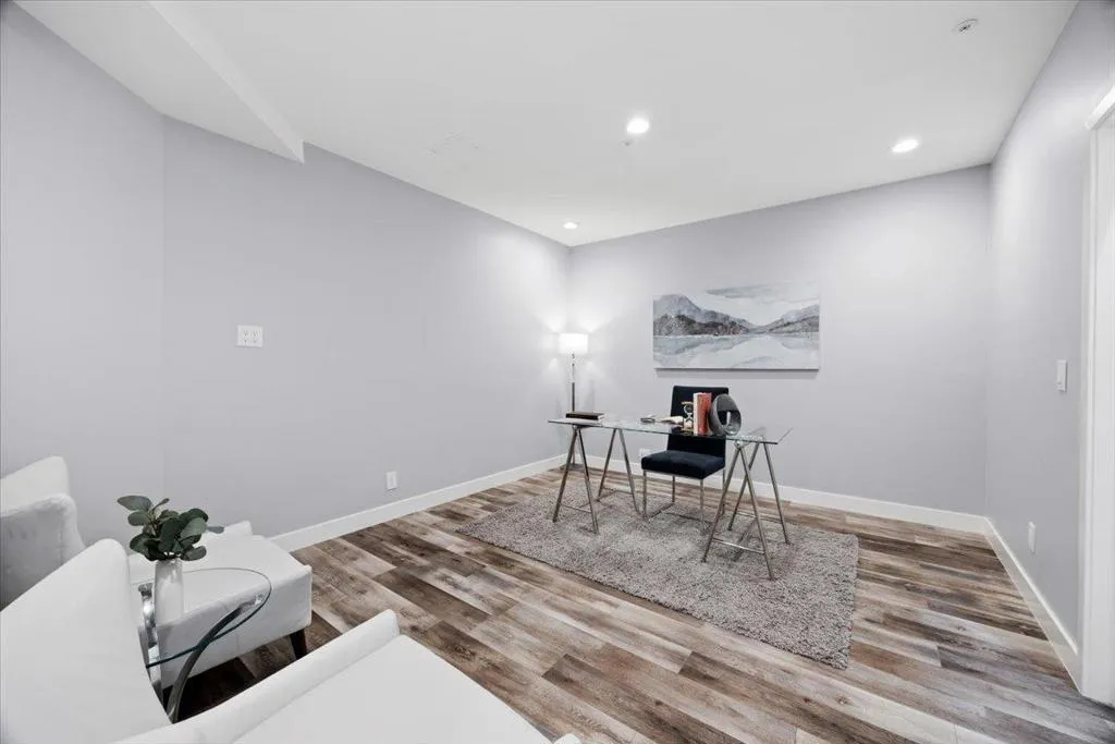 Finished lower level office