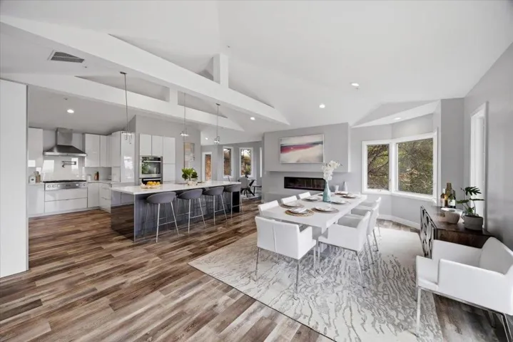 Open-concept living filled with abundant natural light.
