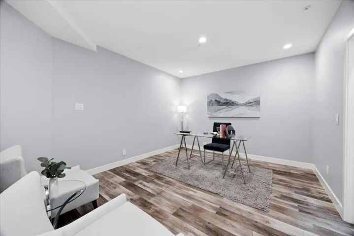 Finished lower level office