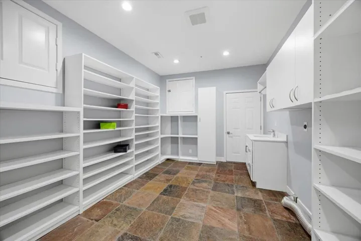 Dream Shoe Closet within Laundry/Linen Suite (Part 2/3)
