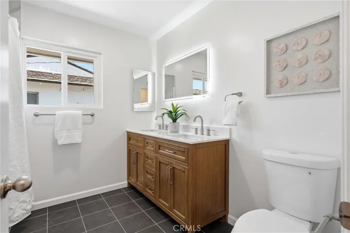 Hall bathroom #2 on the north side of the property