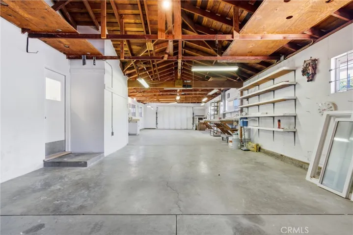 This impressive garage set up is definitely one of a kind.