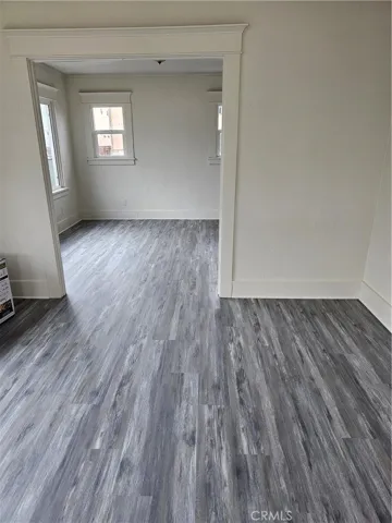Living room into dinging room