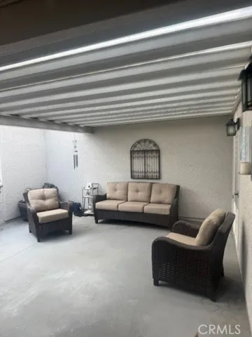 Large open patio