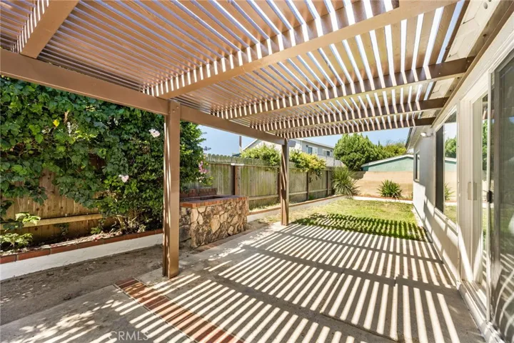 Patio Cover with New Paint and termite clearance
