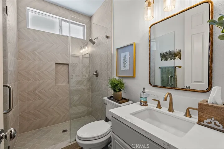 Remodeled downstairs bath