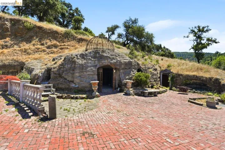 Cave Entrance showing paved area in front