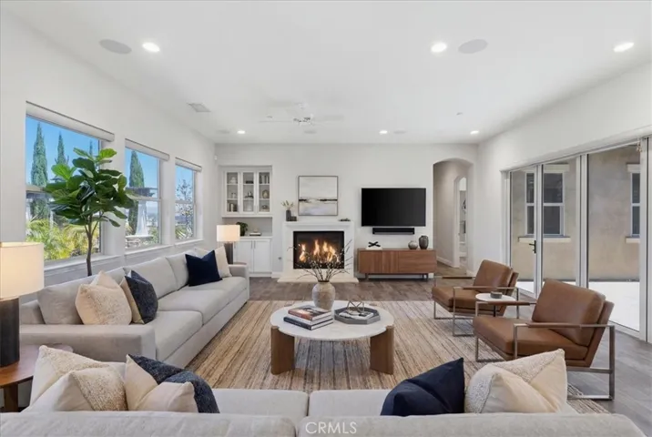 great room virtually staged