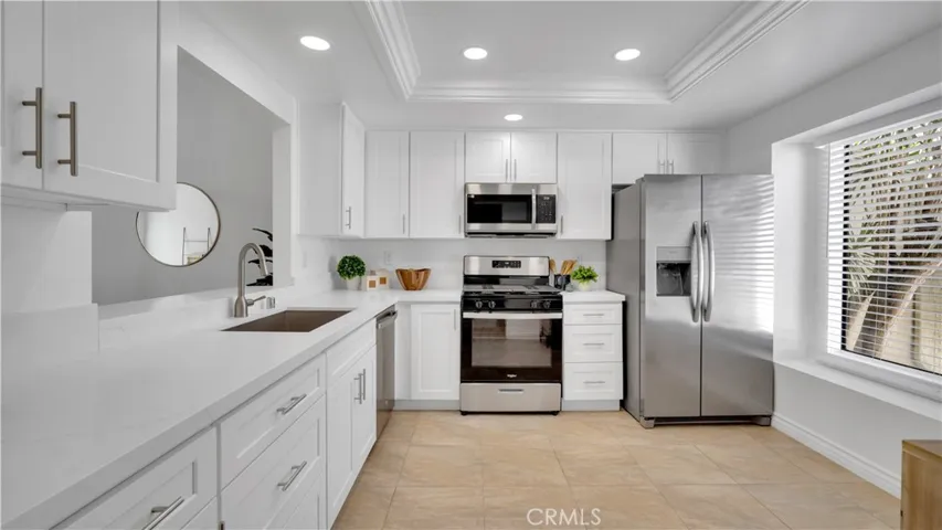 Create great dinners from this remodeled kitchen.