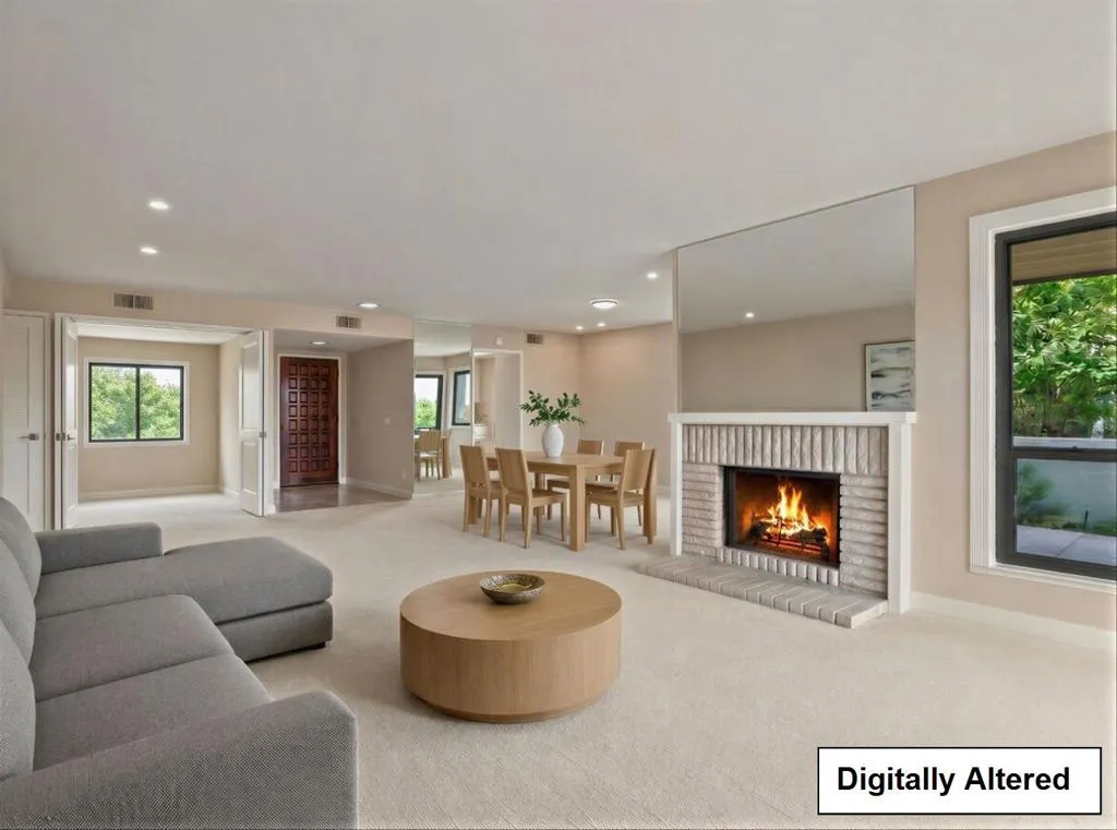 Living Room - Dining Room Area