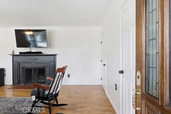 Fireplace view