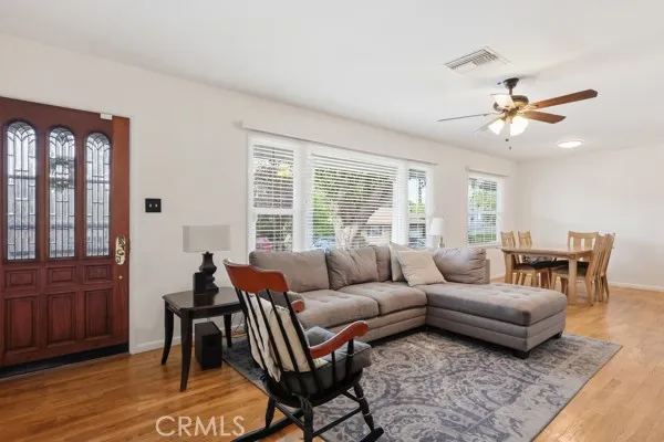 Living room to front door