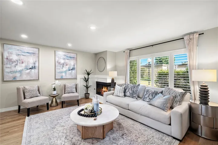 New dual-pane windows with plantation shutters
