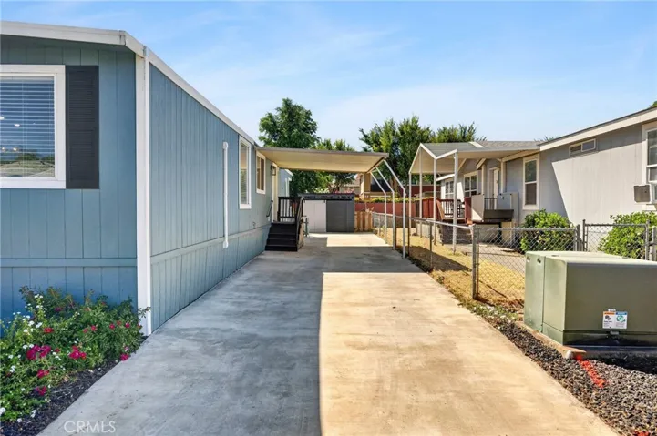Extended driveway to park 3 vehicles with ease