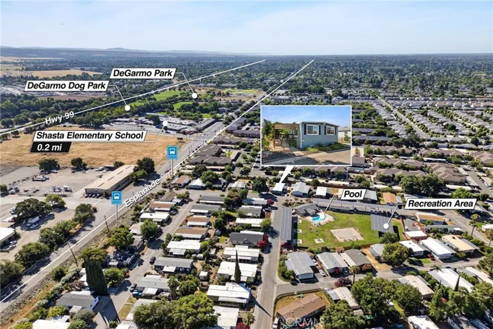 Conveniently located to Shasta Elementarty school and Chico's favorite - Degarmo Park and Degarmo Dog Park.