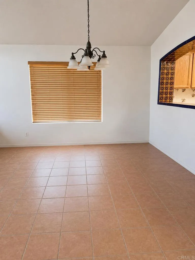 Dinning area virtually cleared