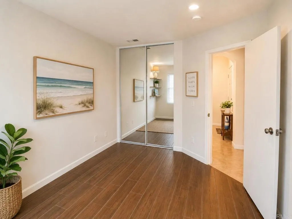 Virtually staged bedroom 2