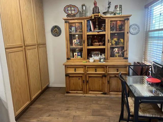 Virtually staged Breakfast nook