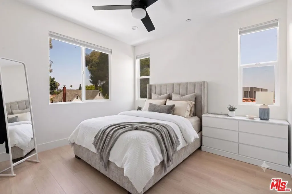 Virtually Staged Bedroom upsta