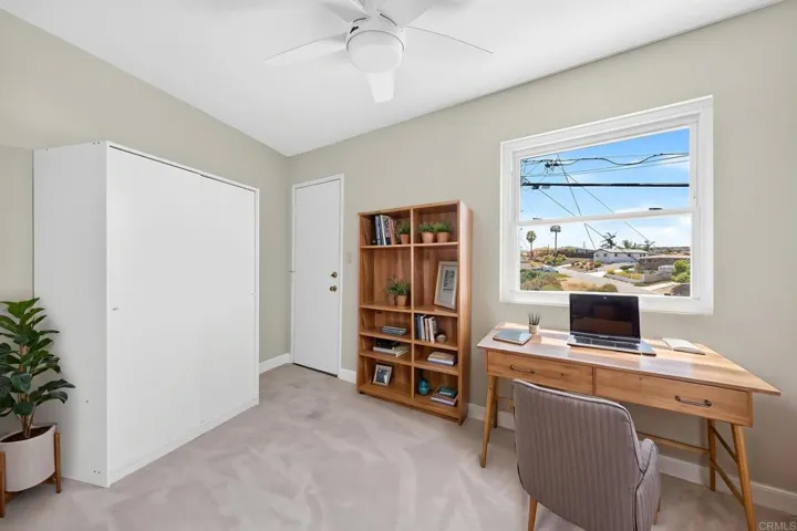 4th Bedroom off the kitchen or a home office space
