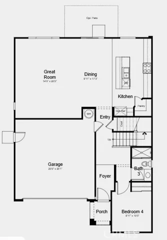 Floor Plan Level 1