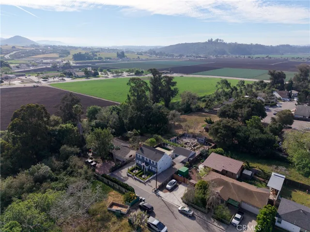 Birds eye view to the east