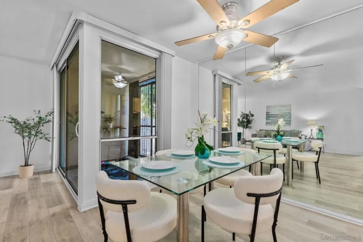 Large dining room space