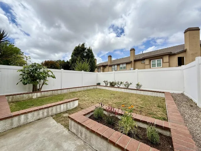 Low maintenance backyard - great spot to garden, relax, or play