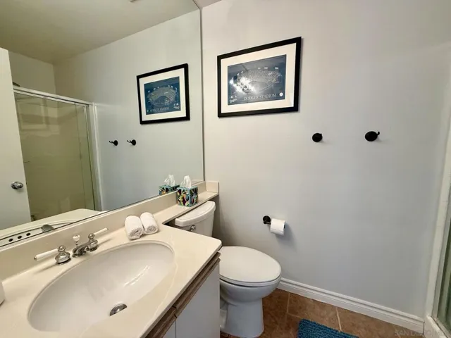 2nd bathroom upstairs with a shower