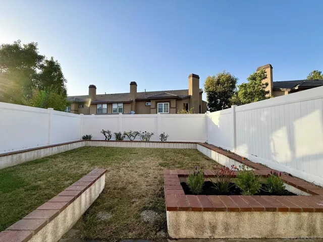 Low maintenance backyard - great spot to garden, relax, or play