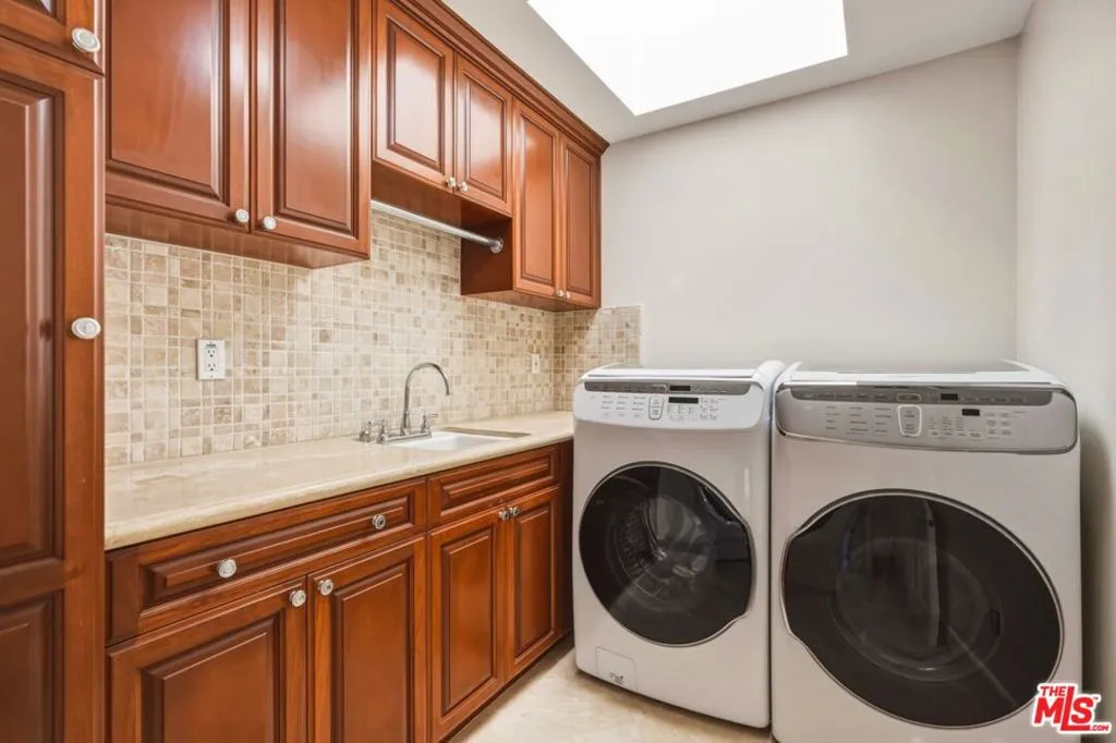 Upstairs laundry room