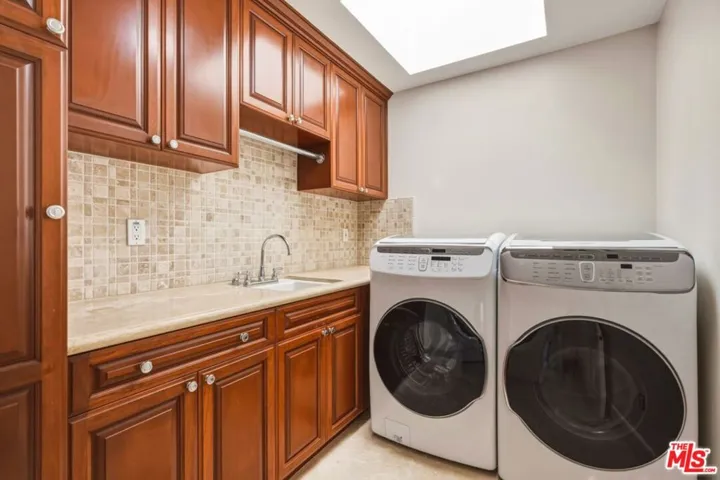 Upstairs laundry room